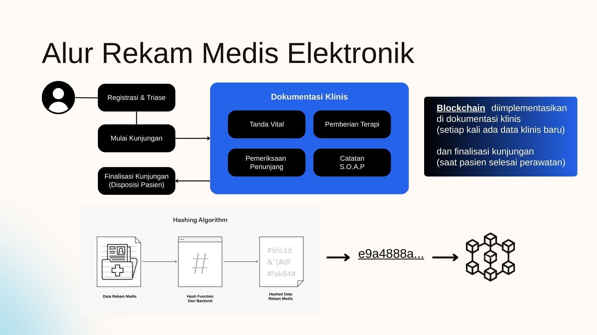 EMR Blockchain System preview